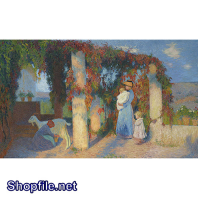 TSD3573 - Tranh sơn dầu em bé tươi cười